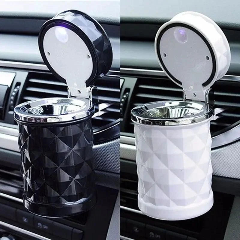 Universal LED Light Car Ashtray Cigarette Holder Car Accessories Portable Luxurious Design Ashtrays For Cars